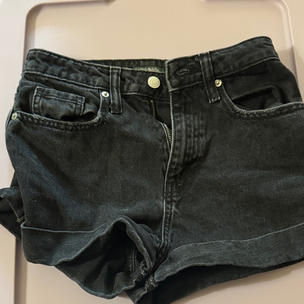 Wild Fable Charcoal Denim Shorts